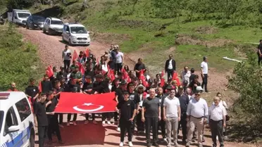 Güce'de Şabankale şehitleri için yürüyüş düzenlendi