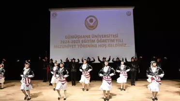 Gümüşhane Üniversitesi'nde Mezuniyet Töreni