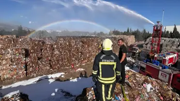 Kağıt Fabrikasında Yangın