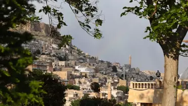 Mardin'de Gökkuşağı Güzelliği