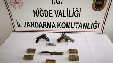 Niğde'de Ruhsatsız Silah Operasyonu