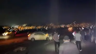 Elazığ'da Koyun Sürüsüne Otomobil Çarptı