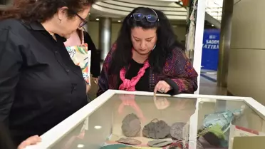 Geri Dönüşüm Eserleri Sergilendi