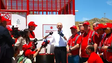 TBMM Başkanı Kurtulmuş, Şırnak Gabar Dağı'ndaki petrol akışını izledi Açıklaması