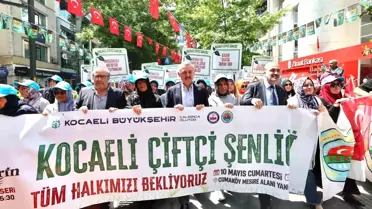 Kocaeli'de 10. Çiftçi Şenliği Coşkuyla Başladı