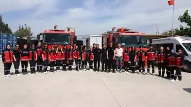 Hatay Büyükşehir Belediyesi'nden Üniversite Öğrencilerine Yangın Eğitimi