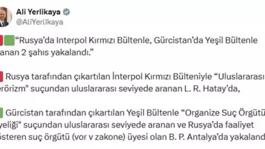 İki Suçlu Operasyonla Yakalandı