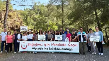 Köyceğiz'de Sağlık İçin Yürüyüş Etkinliği