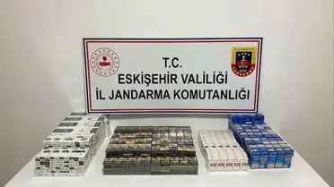 Eskişehir'de 1100 Paket Kaçak Sigara Ele Geçirildi