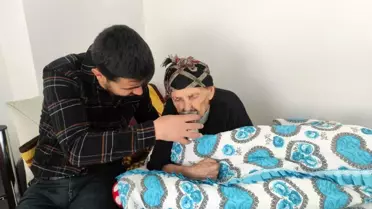102 Yaşındaki Kezik Erol'a Bebek Gibi Bakılıyor