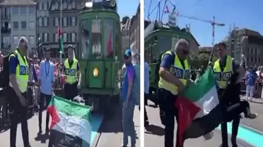 Eurovision'un açılış törenine Gazze protestosu damga vurdu