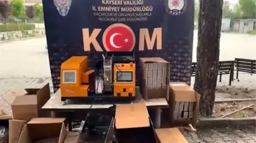 Kayseri'de 70 Kilo Kaçak Tütün Ele Geçirildi