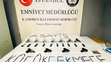 Küçükçekmece'de Silah Ticareti Operasyonu