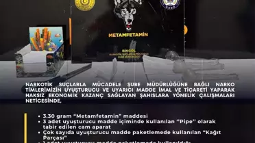 Bingöl'de Uyuşturucu Operasyonu: 1 Tutuklama