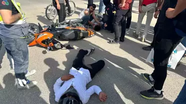Adıyaman'da Motosiklet ve Otomobil Çarpıştı: İki Yaralı