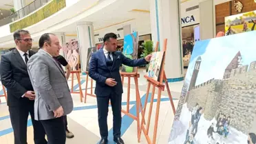 Aile Yılı'nda Resim Yarışması Sergilendi