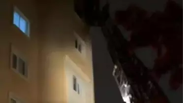 Malatya'da Yangın: Hamile Kadın Hastaneye Kaldırıldı