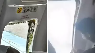 Temiz hava almak istediğini söyleyen yolcu uçağın acil çıkış kapısını açtı