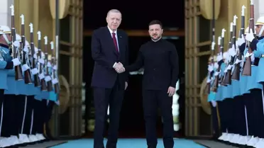 Cumhurbaşkanı Erdoğan, Ukrayna Devlet Başkanı Zelenskiy ile görüştü