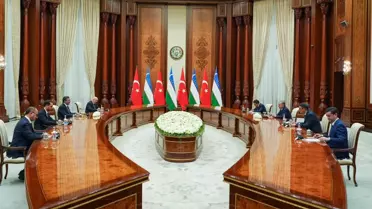 Cevdet Yılmaz Özbekistan'da