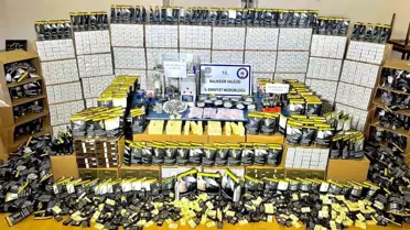 Gönen'de Kaçak Tütün Operasyonu