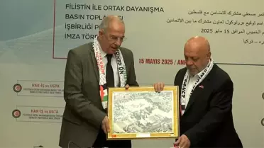 HAK-İŞ'ten Filistin'e Destek ve Kamu Sözleşmesi Çalışmaları