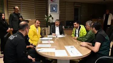 Vali Yılmaz Kadirli'de Sel İncelemesi