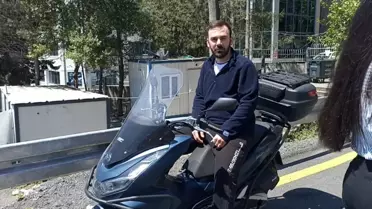 Şişli'de Motosiklet Hırsızı Yakalandı