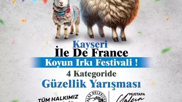Kayseri'de Ile de France Koyun Irkı Festivali Düzenleniyor