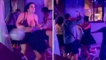 Turistler arasında çıkan bıçaklı kavgayı ayırmak isterken üstü açıldı