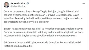 Ukrayna Devlet Başkanı Zelenskiy, Türkiye'ye geldi