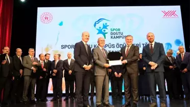 Uşak Üniversitesinin 'Spor Dostu Kampüs' projesine YÖK'ten ödül