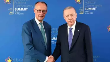 Cumhurbaşkanı Erdoğan, Almanya Başbaşkanı Merz ile görüştü