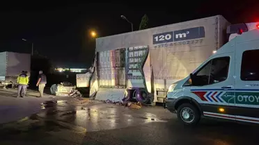 Sakarya'da Kamyon Yangını Kontrol Altına Alındı