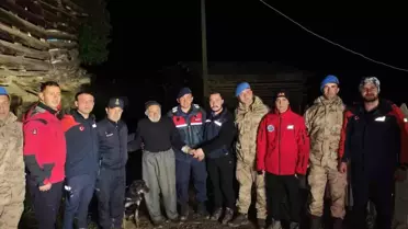 Artvin'de Kaybolan 85 Yaşındaki Adam Sağ Olarak Bulundu