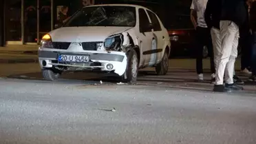 Burdur'da Otomobil-Motosiklet Çarpışması