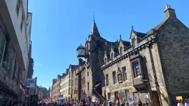 Edinburgh'da Nakba Günü Yürüyüşü