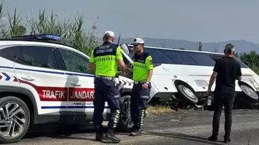 Muğla'da Midibüs Devrildi: 1 Yaralı