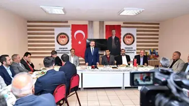 Vali Aksoy'dan Dost Dernekler Federasyonu'na Ziyaret