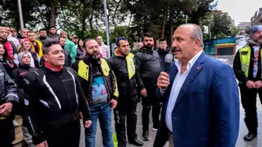 Motosiklet Tutkunları Türk Bayrağını Samsun'a Taşıyor