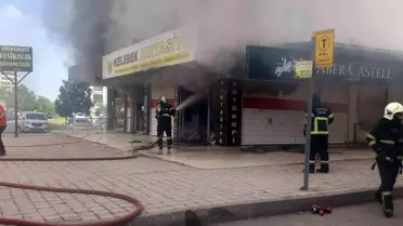 Diyarbakır'da Kırtasiye Yangını