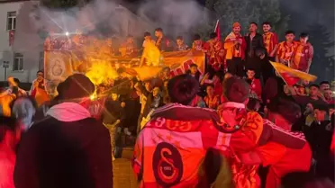Tavşanlı'da Galatasaray Şampiyonluğu Coşkuyla Kutlandı