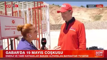 Terörle anılan bölgede petrol sevinci