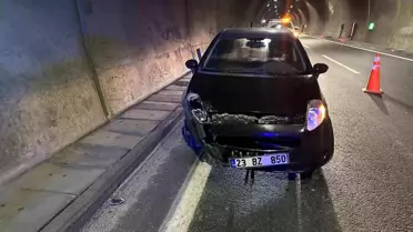 Malatya'da Tünelde Kaza: 1 Yaralı
