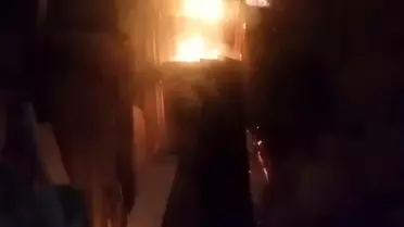 Erbaa'da Mobilya Atölyesinde Yangın Korkusu