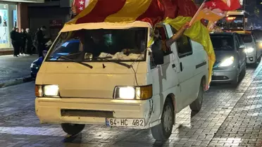 Galatasaray'ın Şampiyonluğu Uşak'ta Kutlandı