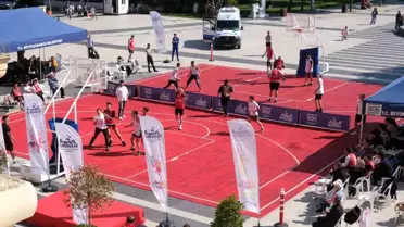 Büyükçekmece'de 3x3 Basketbol Gençlik Kupası Renkli Görüntülere Sahne Oldu