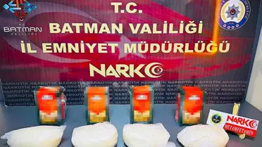 Batman'da Otobüste Uyuşturucu Yakalandı