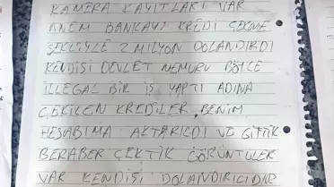 İntihar Mektubunda Aile Komplosu İddiası