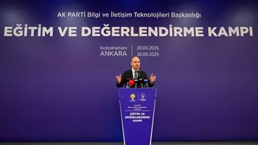 AK Parti Genel Başkan Yardımcısı Ömer İleri, Eğitim ve Değerlendirme Kampı'nda konuştu Açıklaması